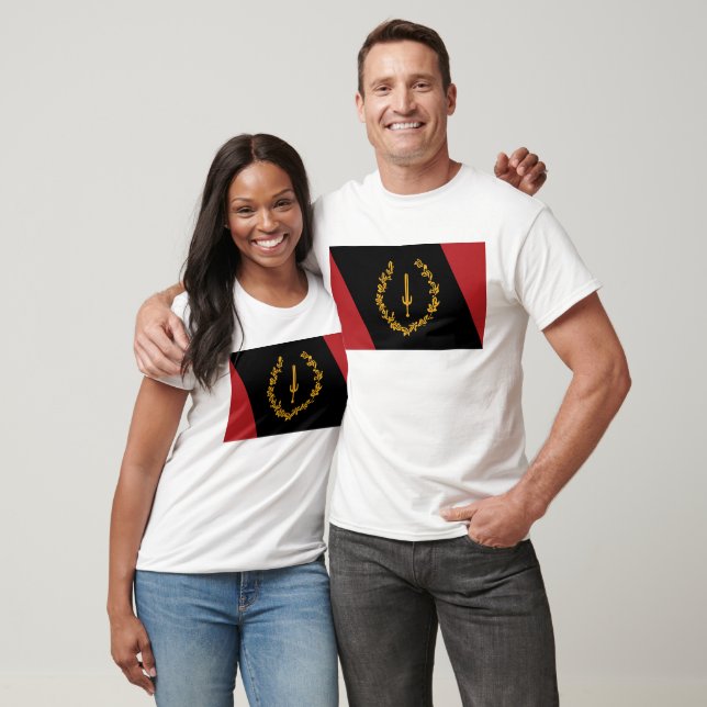 Black American Heritage Flagga T Shirt (Unisex)