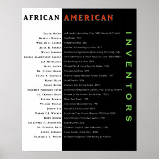 Black American Inventors Poster II