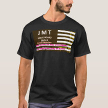 BLACK AMERIKA. Grundläggande Mörk T-Shirt