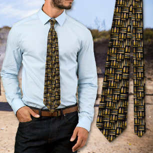 Black Ammo Bullets Cartridges Mönster Tie Slips