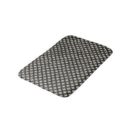 Black and Beige Bath Mat Badrumsmatta