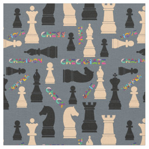 Black and Beige Chessmen Tyg