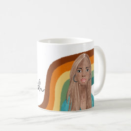 Black and Bookish Retro Kaffemugg