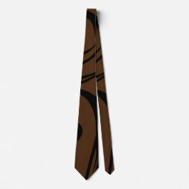 Black and Brown Business Neck Tie Slips