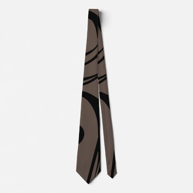 Black and Brown Business Neck Tie Slips (Framsida)