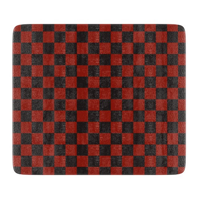 Black and Deep red checkerboard pattern (Framsidan)