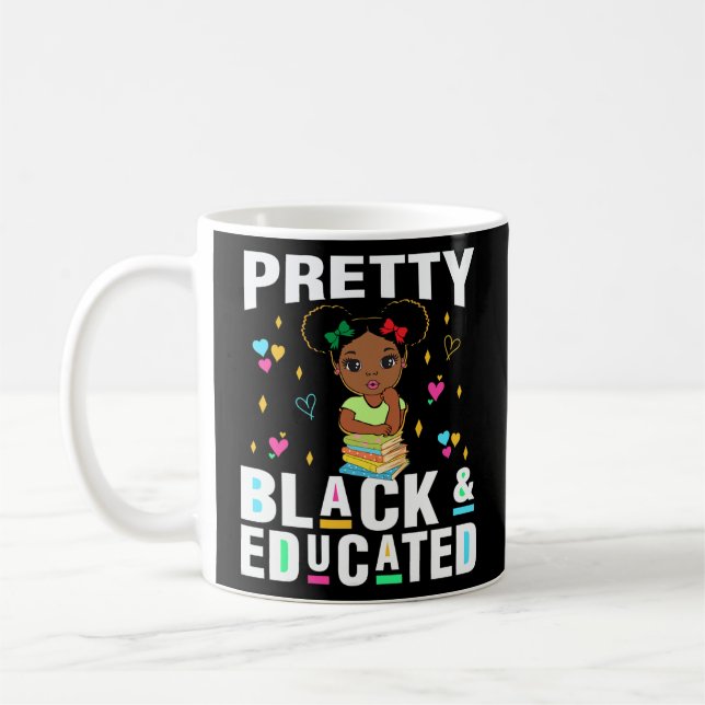 Black and Educated Black African Kaffemugg (Vänster)