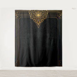 Black and Gold Art Deco Backdrop
