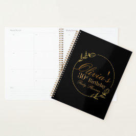 Black and Gold Personalized