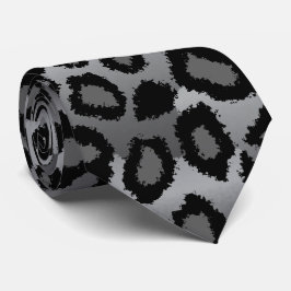 Black and Grått Jaguar Print Slips