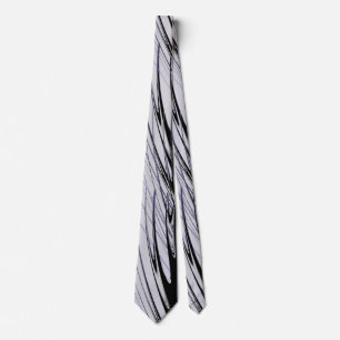 Black and Grått Modern Stänk Tie Slips
