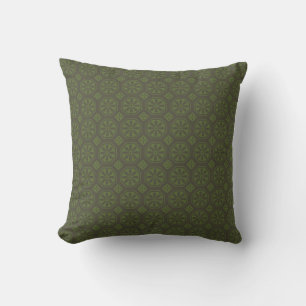 Black and Grönt Flowwwred American MOJO Pillow Kudde