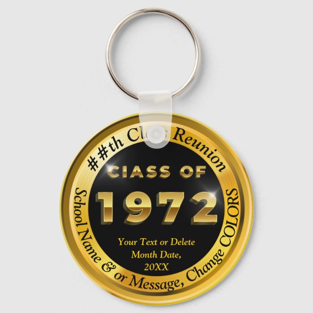 Black and Guld, 1972, Party favors Nyckelring (Framsida)