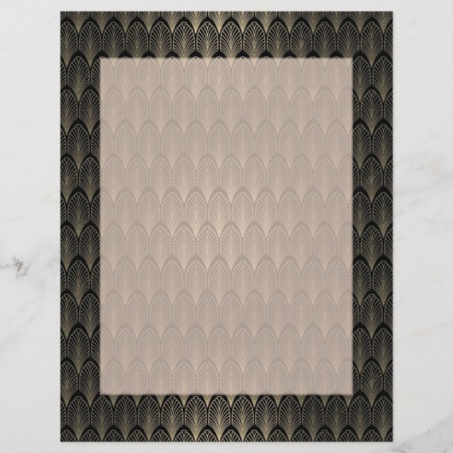 Black and guld Art Deco (Framsida)