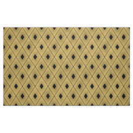 Black and Guld Art Deco Stil Tyg