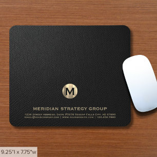Black and Guld Business Monogram Musmatta