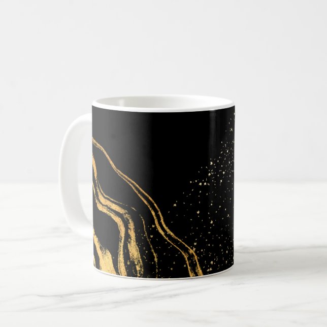 Black and Guld Classic Kaffemugg (Framsida vänster)