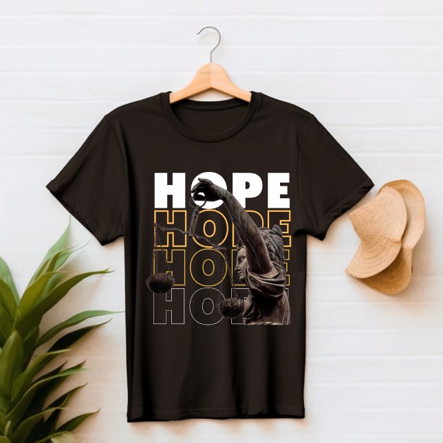 Black and gult modern HOPE T Shirt (Skapare uppladdad)