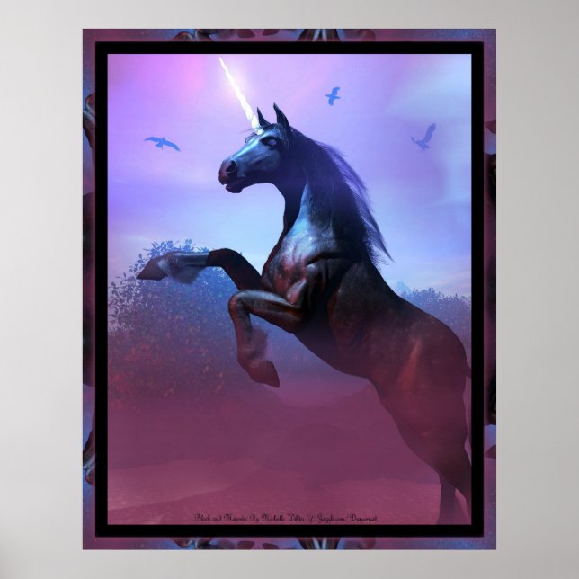 Black and Majestic by Michelle Wilder Poster (Framsidan)
