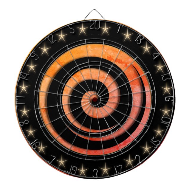 Black and Orange Regulation Dart Board Darttavla (Framsidan)