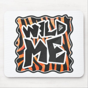 Black and Orange Vild Me Zebra Musmatta