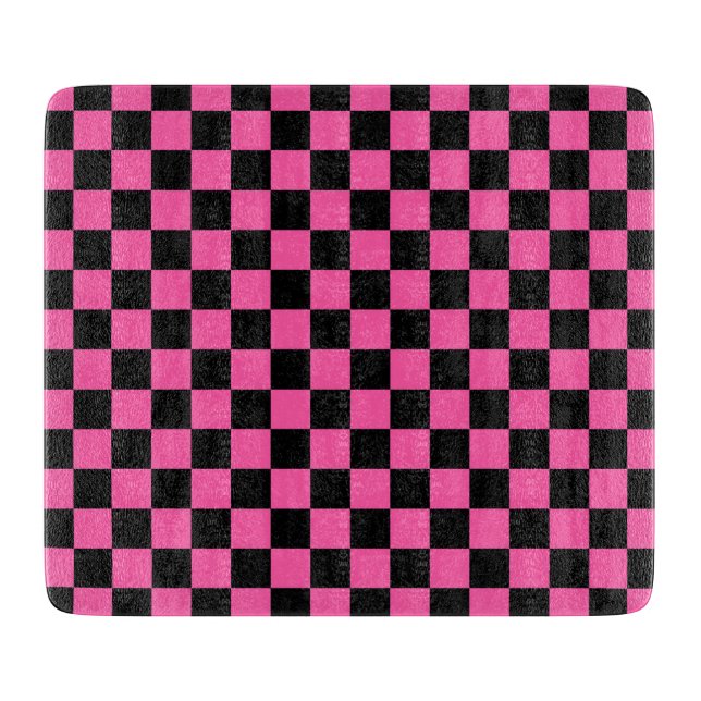 Black and pink checkerboard pattern (Framsidan)