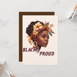 Black and Proud Inbjudningar
