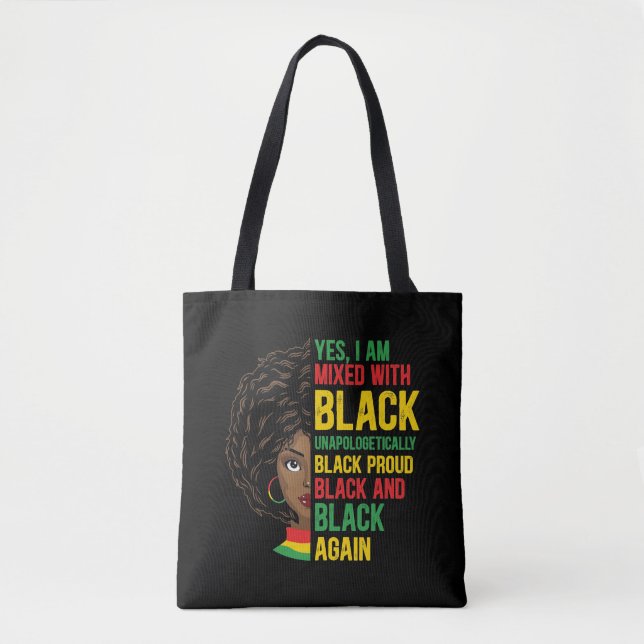 Black and Proud | Onapologetisk | Black Queen Tygkasse (Framsida)