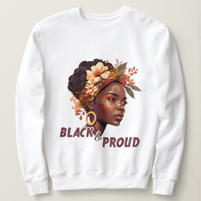 Black and Proud T Shirt (Design framsida)
