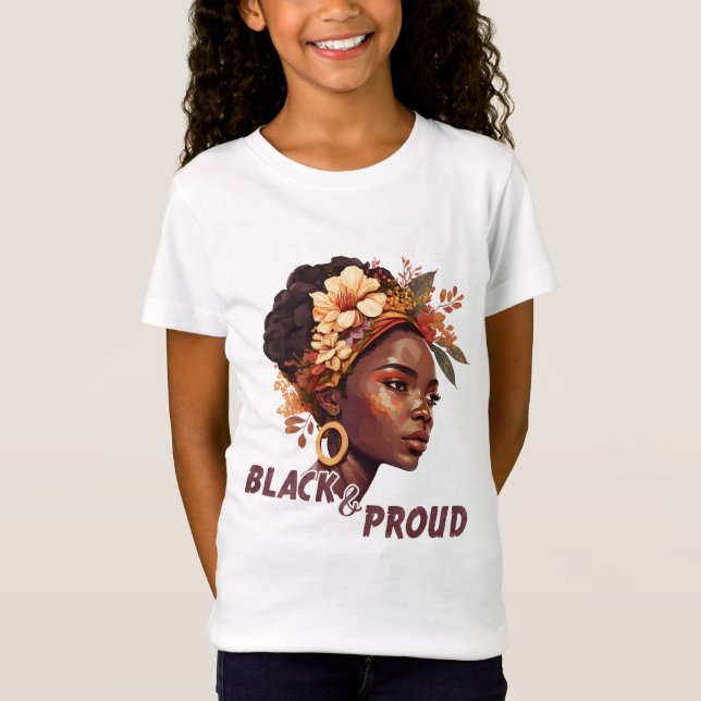 Black and Proud T Shirt (Framsida)
