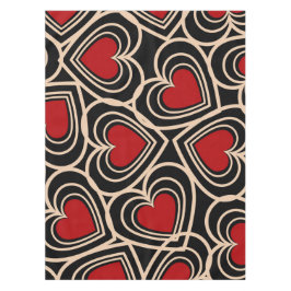 Black and Red Cute Simple Heart Mönster