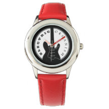 Black and Red Electric Sten Guitar Modern Coola