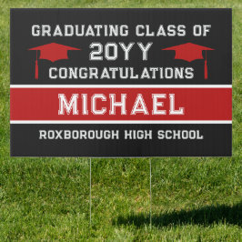 Black and Red School Färg Studenten