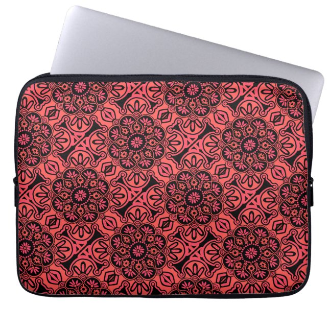 Black and Red Tribal Laptop sleeve (Framsidan)