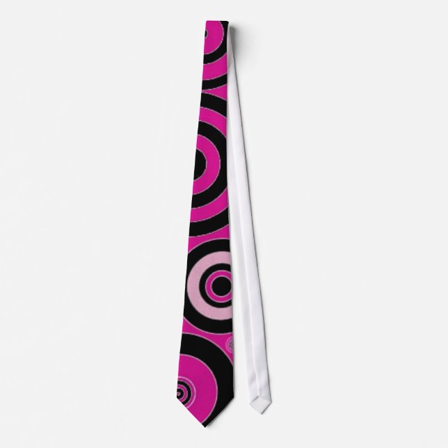 Black and Rosa Circles Tie Slips (Framsida)