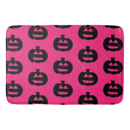 Black and Rosa Jack o lantern Fleece Blanket Badrumsmatta