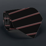 Black and Rosa Lavender Rand Mönster Tie Slips<br><div class="desc">Black and Rosa Lavender Rand Mönster Tie</div>