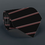 Black and Rosa Lavender Rand Mönster Tie Slips<br><div class="desc">Black and Rosa Lavender Rand Mönster Tie</div>