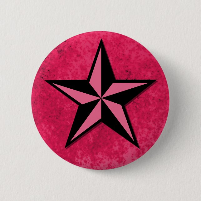 Black and Rosa Star Knapp (Framsida)