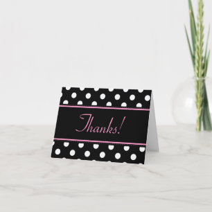 Black and Rosa Sweet sixteen Birday Tack Kort