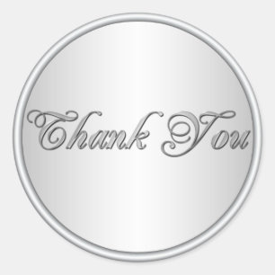 Black and Silver Tack Sticker Runt Klistermärke