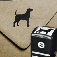 Black and Tan Coonhound Hund aveln Silhouette