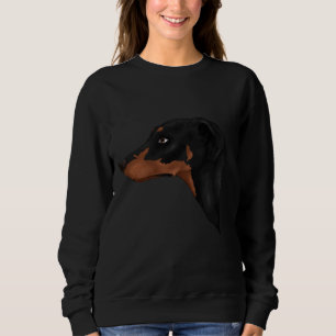 Black and Tan Natural Öron Doberman T Shirt