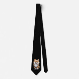 Black and Tan Pomeranian Tie Slips