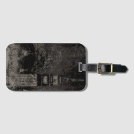 Black and Taupe Distress Skyline Venice Italien Bagagebricka