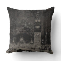 Black and Taupe Distress Skyline Venice Italien