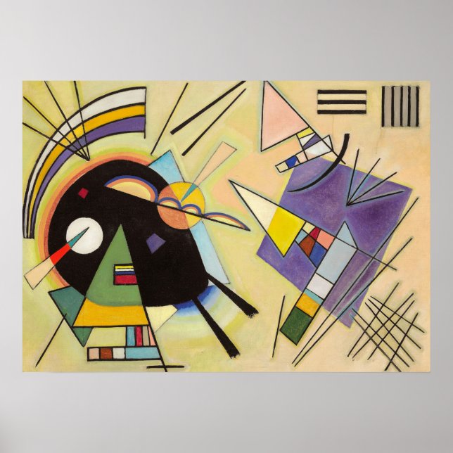 Black and Violet by Wassily Kandinsky Poster (Framsidan)
