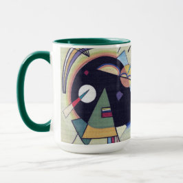 Black and Violet - Kandinsky Abstrakt Art Mugg