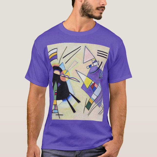 Black and Violet - Kandinsky T Shirt (Framsida)
