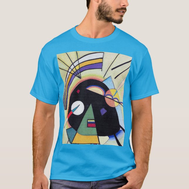 Black and Violet - Kandinsky T Shirt (Framsida)